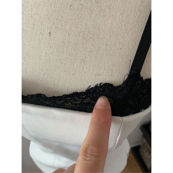 Zara Women's White and corset Crop-top size small - Picture 2 of 8